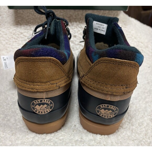 NIB Bay Area Traders Thermolite Waterproof Duck Shoes Navy 10M Low Rubber Boot - Picture 4 of 7